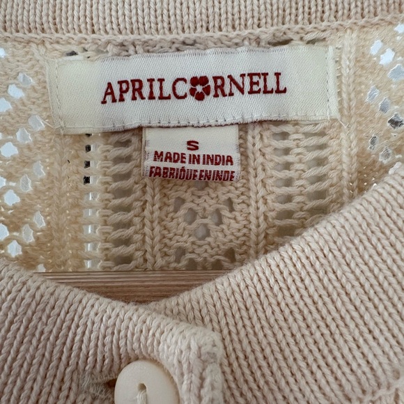 April Cornell Cream Knit Women's Sweater - Picture 3 of 6
